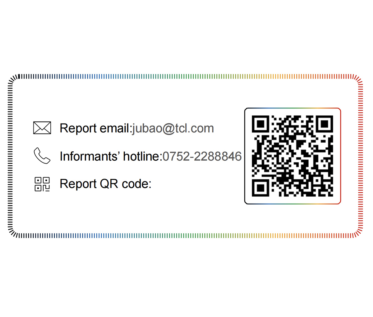 Multi-channel reporting mechanism
